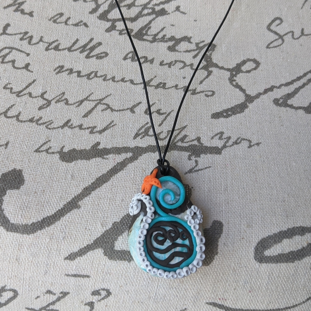 Unisex Water Bender Pendant